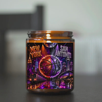 Disco New York vs San Antonio Basketball PNG Design