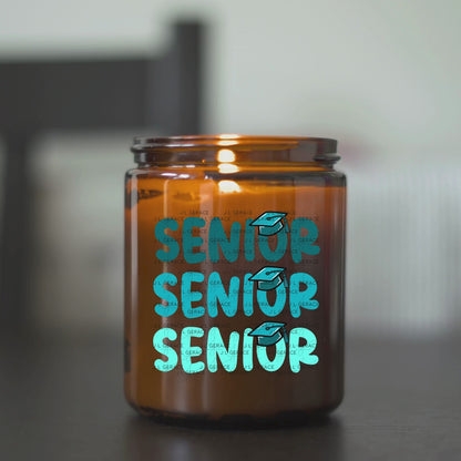 Senior PNG – Teal Graduation Cap Lettering Design