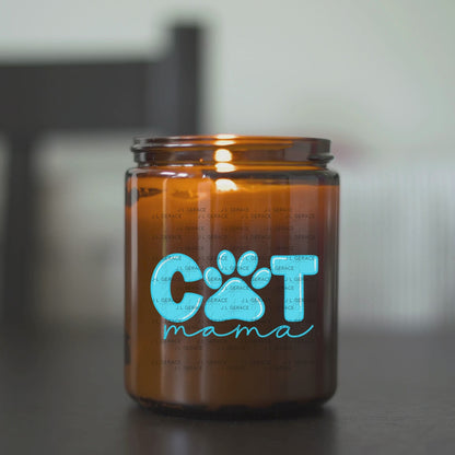Cat Mama PNG – Paw Print Pet Lover Sublimation Design