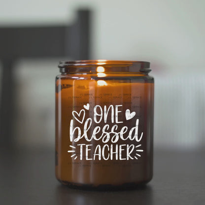 One Blessed Teacher PNG (2 Colors)