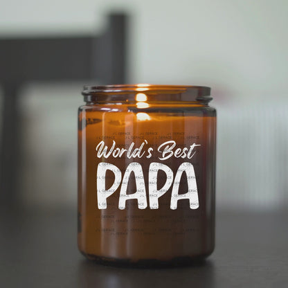World’s Best Papa PNG – Minimalist Typography Quote Design
