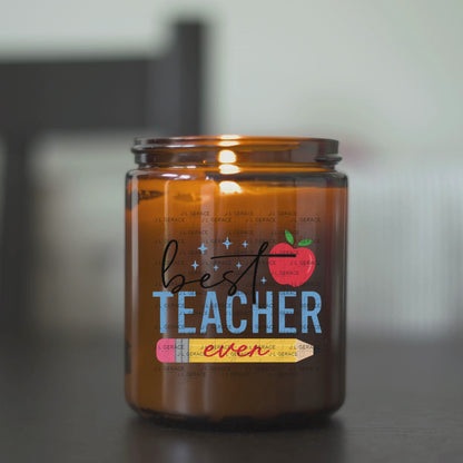 Best Teacher Ever PNG – Pencil and Apple Teacher Appreciation Design