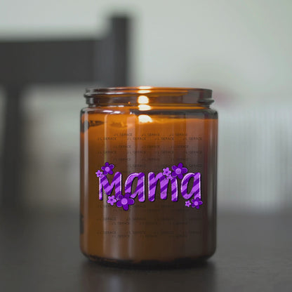Mama Daisy Floral Purple PNG Design