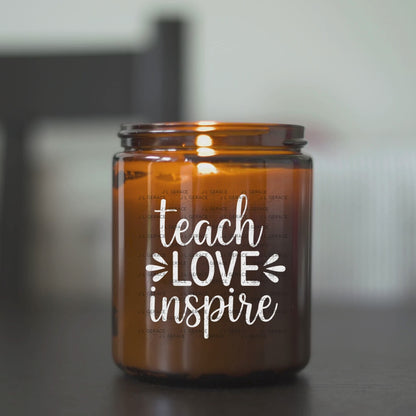 Teach Love Inspire Teacher PNG (2 Colors)