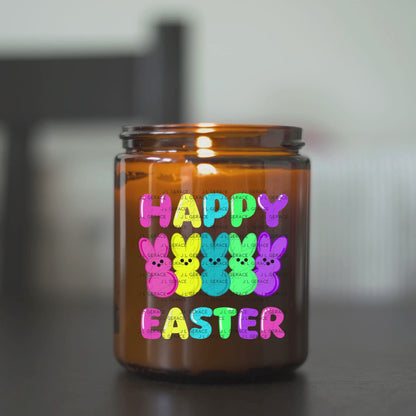 Happy Easter Bunny Clipart Sublimation PNG Peeps Bunny Colorful Design