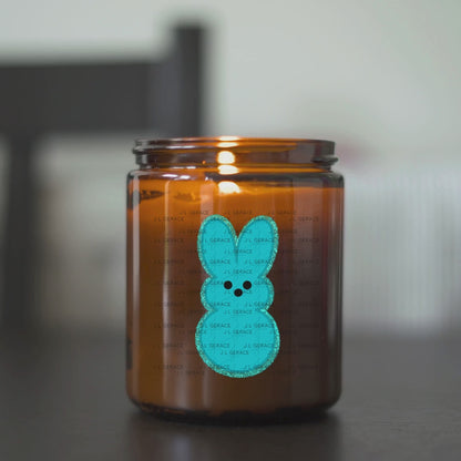 BUNDLE - 6 Colors - Easter Peep Bunny Glitter Outline Bundle Clipart Sublimation PNG Images