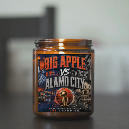 Big Apple vs Alamo City Basketball Championship PNG Design