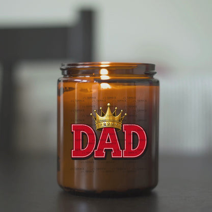 Dad PNG – Red King Crown Typography Sublimation Design