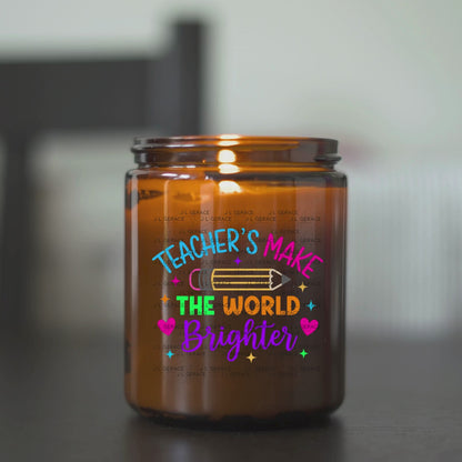 Teacher's Make The World Brighter PNG Digital Download