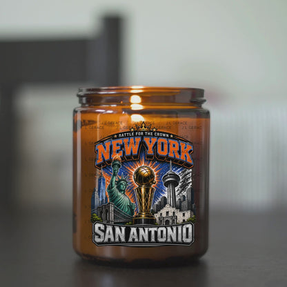 New York San Antonio Championship Trophy Basketball PNG Design