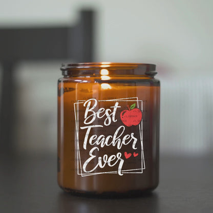 Best Teacher Ever Apple PNG (2 Colors)