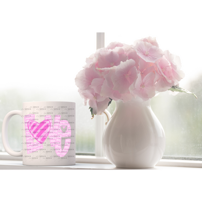 Love Wavy Letter PNG – Pink Valentine Craft Design