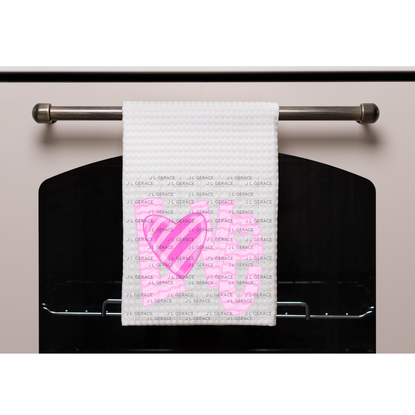 Love Wavy Letter PNG – Pink Valentine Craft Design
