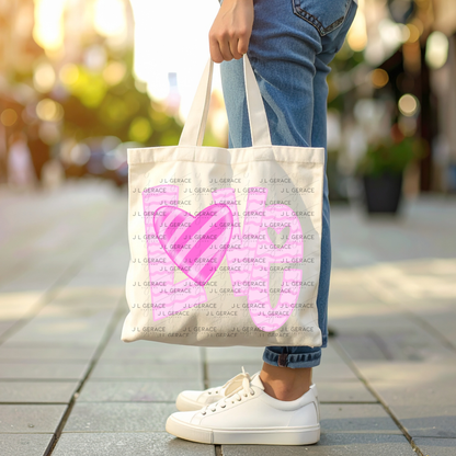 Love Wavy Letter PNG – Pink Valentine Craft Design