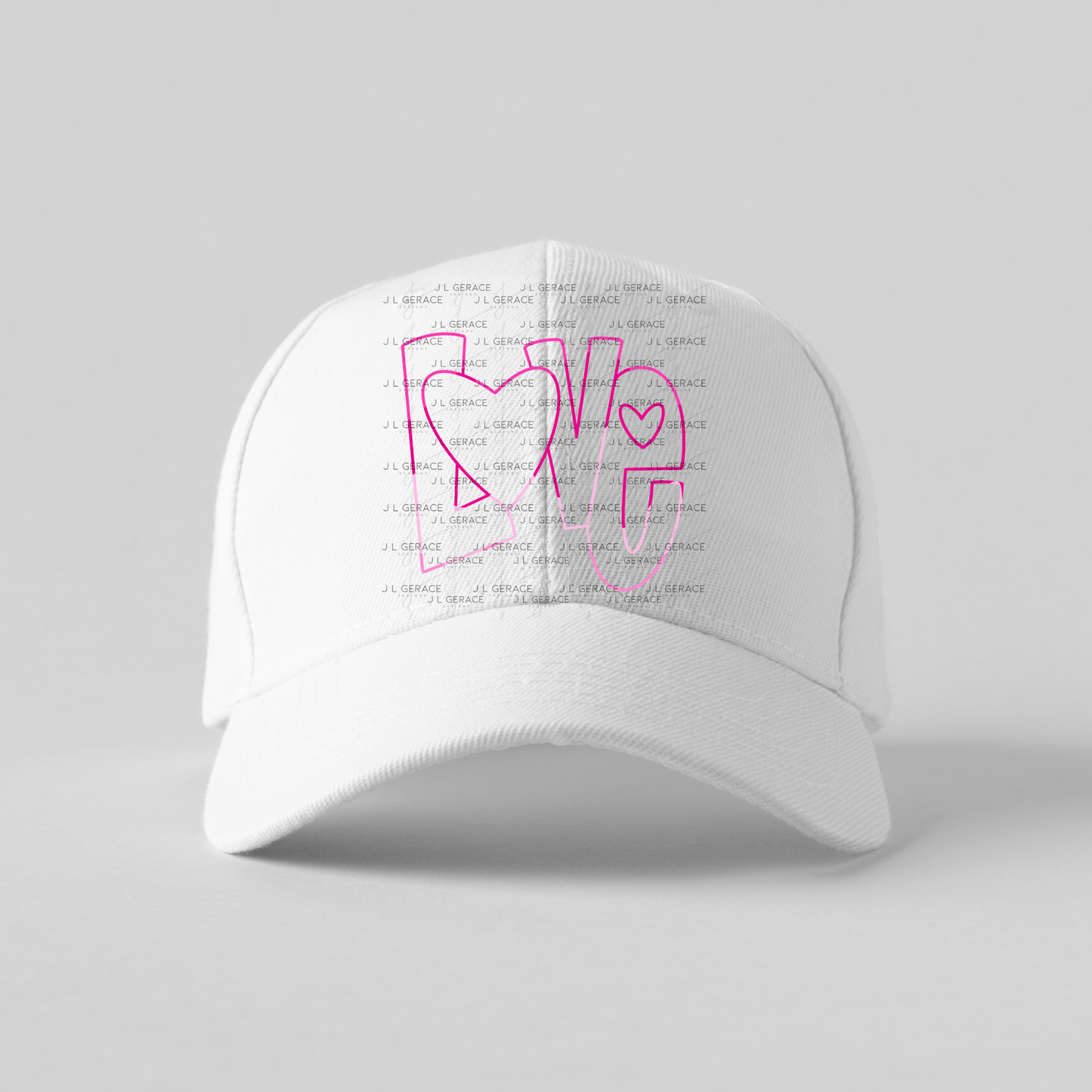 Love Outline Heart PNG - Pink Neon Line Art Design