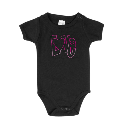 Love Outline Heart PNG - Pink Neon Line Art Design