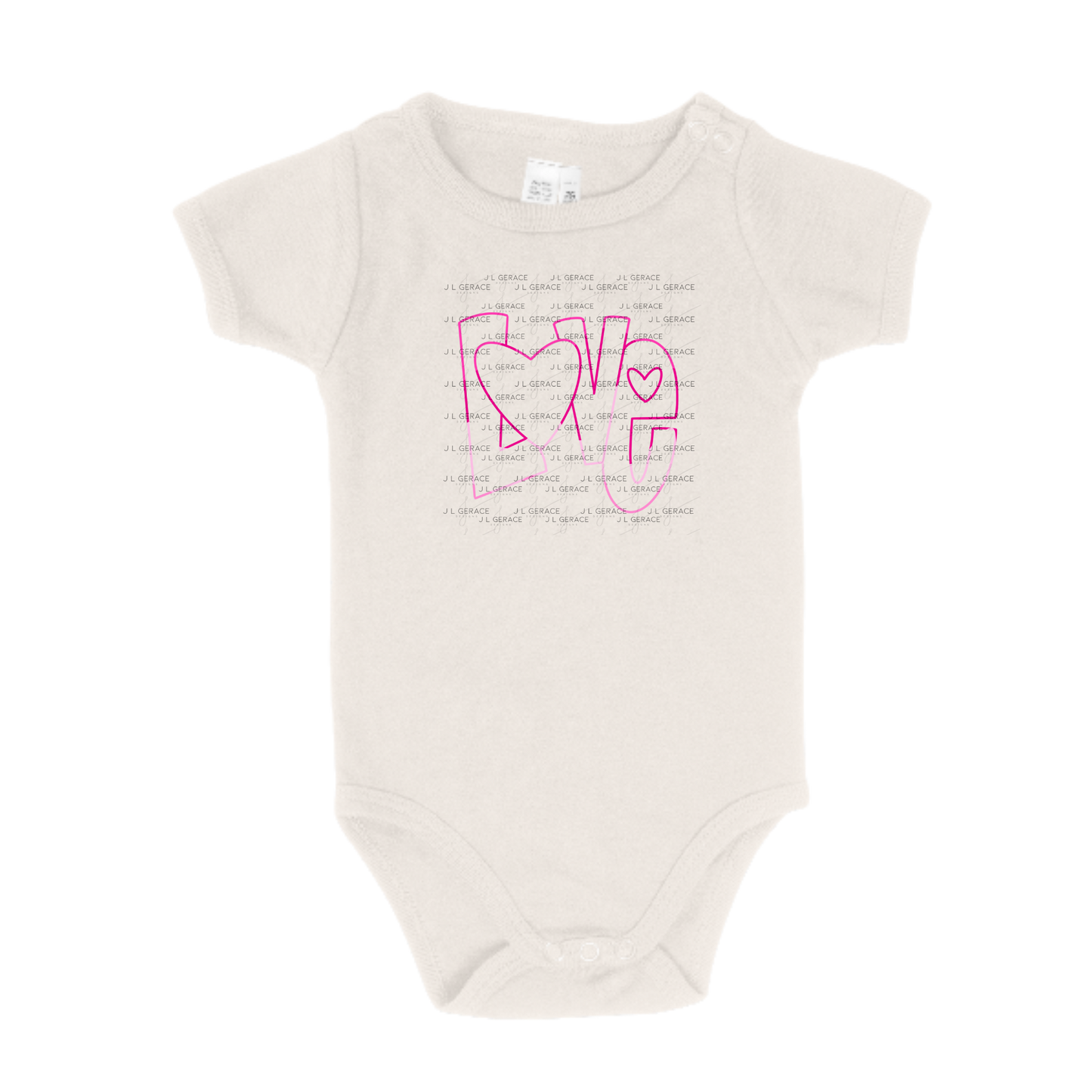 Love Outline Heart PNG - Pink Neon Line Art Design