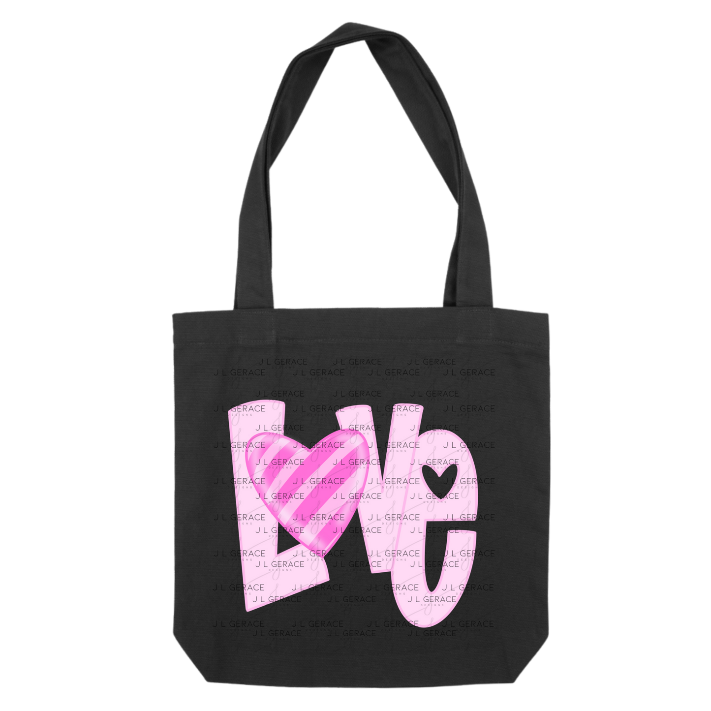 Love Heart Letter PNG – Pink Valentine Craft Design