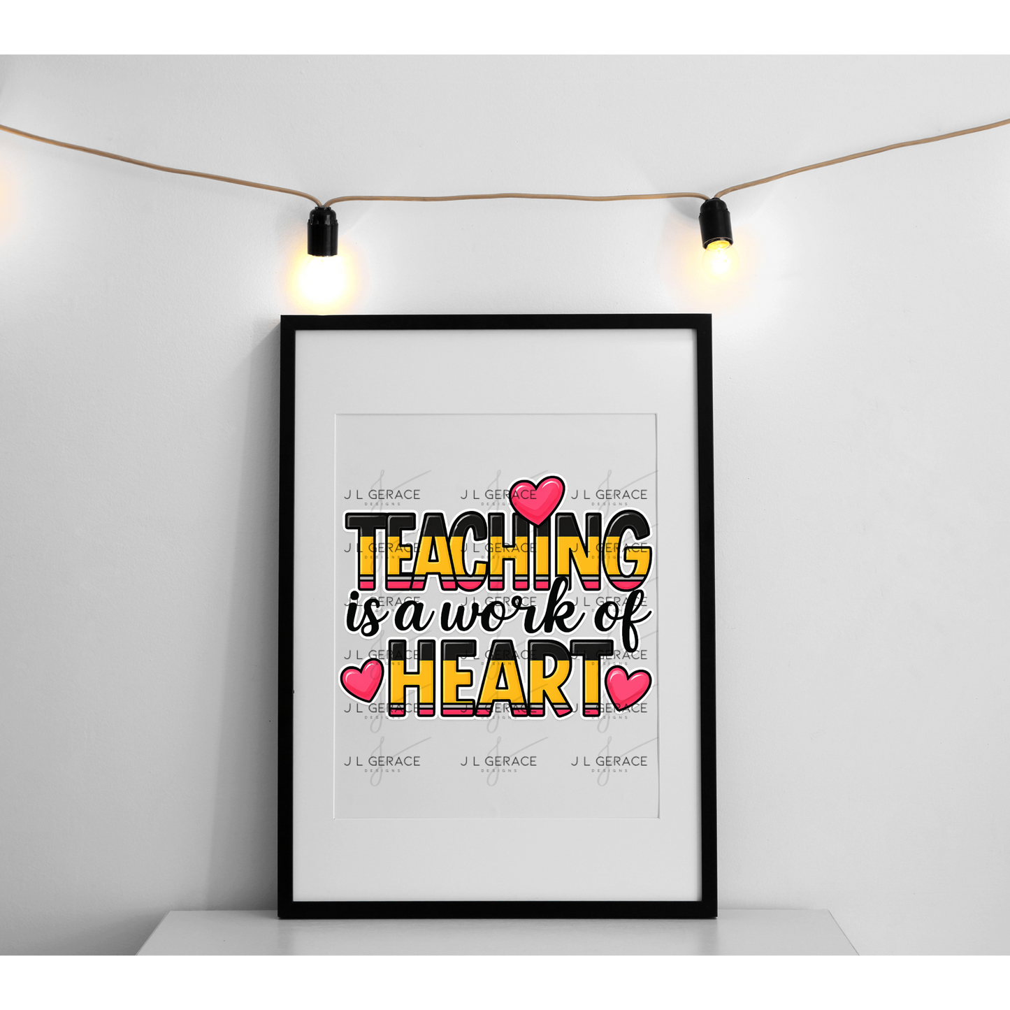 Teaching Is a Work of Heart PNG