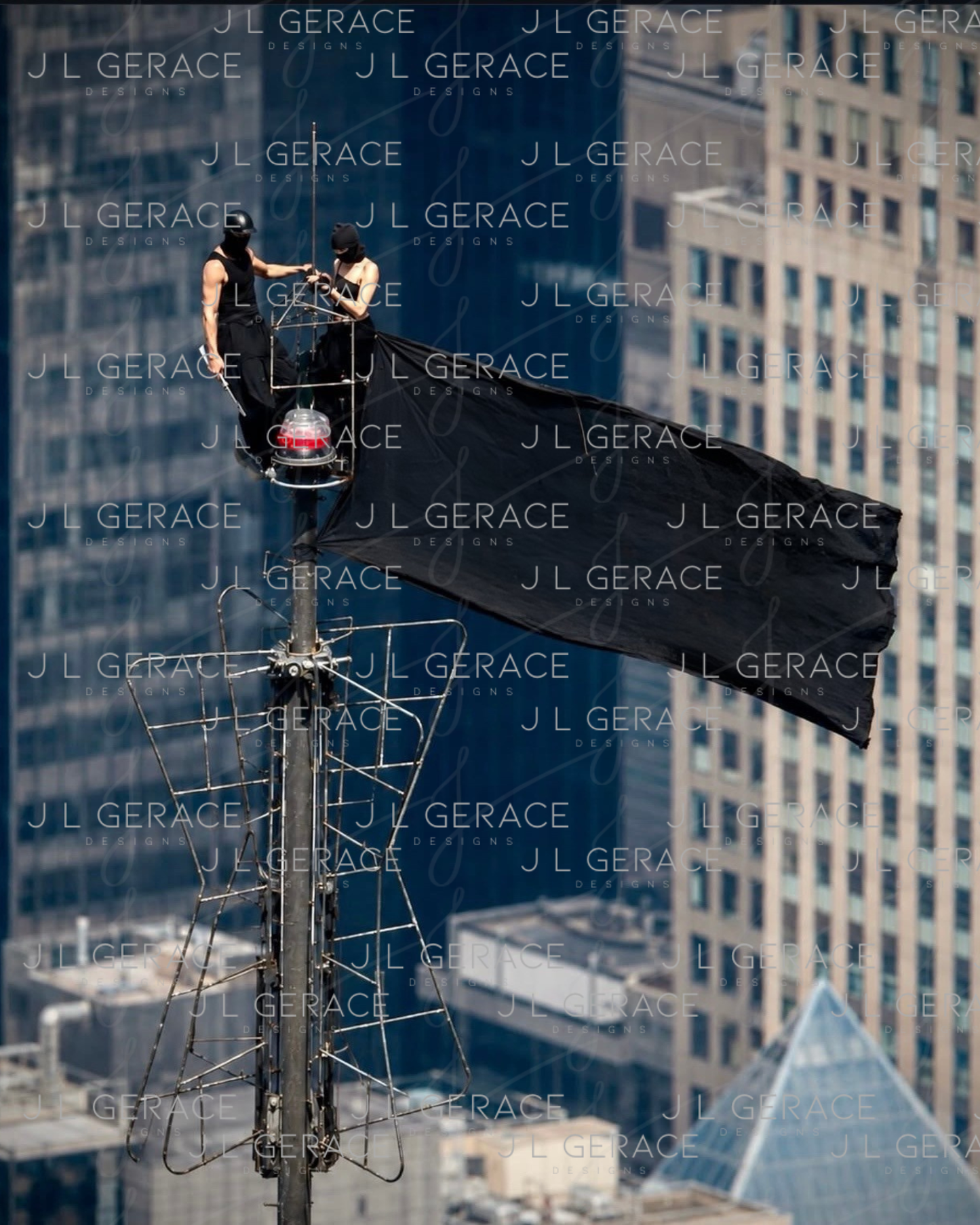 Custom Empire State Flag Message Template – Personalized Billboard Flag Photo Overlay PNG