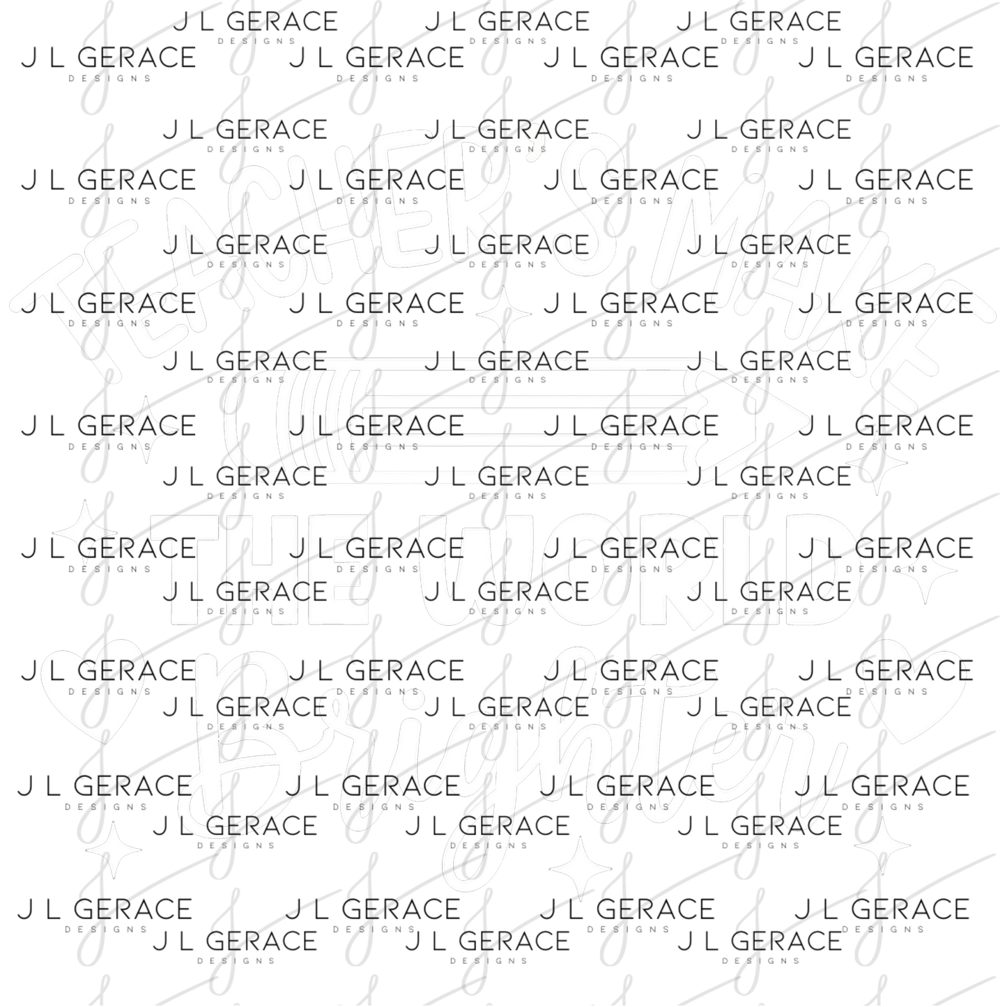 Teacher's Make The World Brighter PNG Digital Download